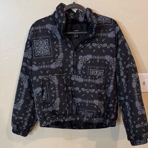 Forever 21 Black and Gray Patterned Jacket